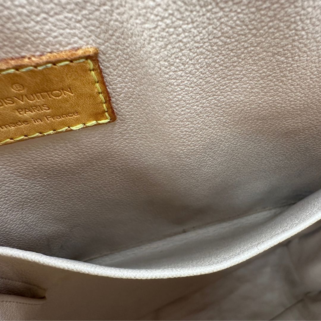 interno Louis Vuitton Sac Plat in tela monogram 