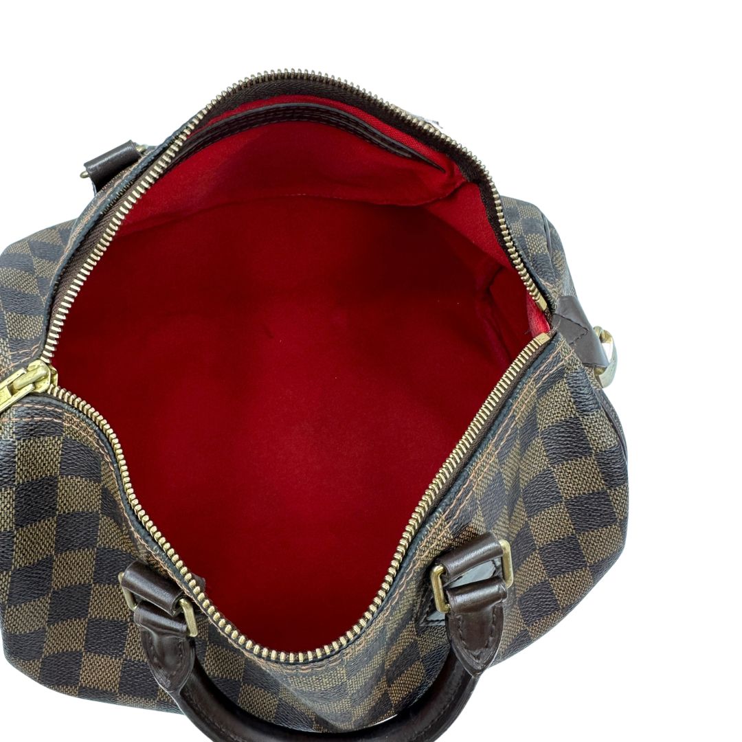 Speedy 30 Damier Ébène Louis Vuitton