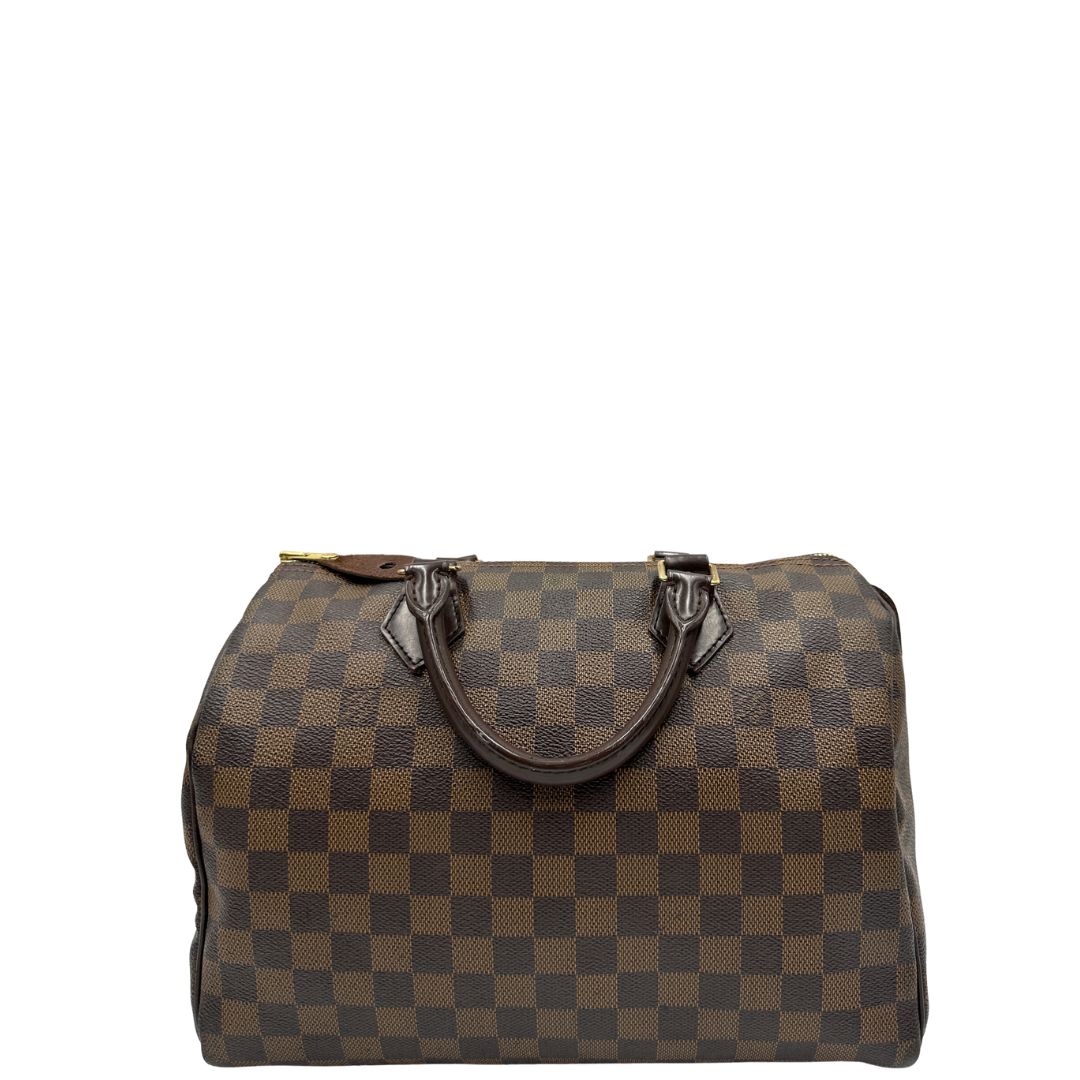 Speedy 30 Damier Ébène Louis Vuitton