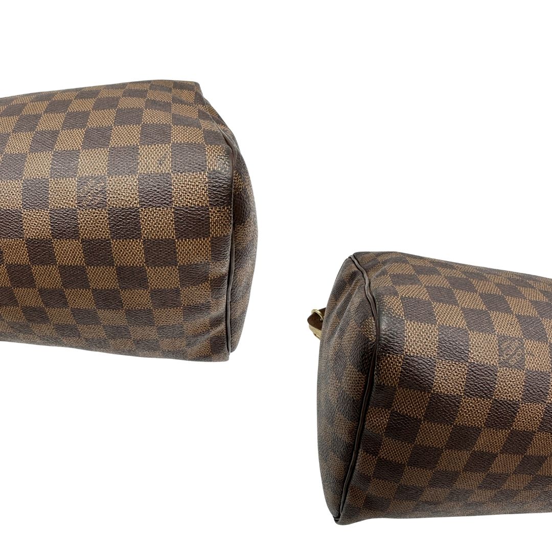 Speedy 30 Damier Ébène Louis Vuitton