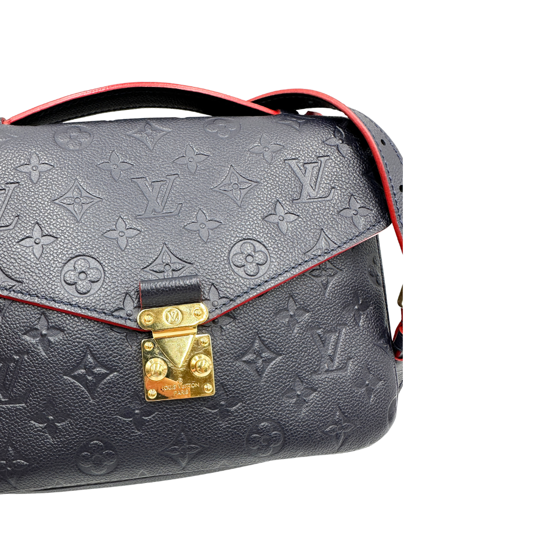Borsa Métis Louis Vuitton blu monogram