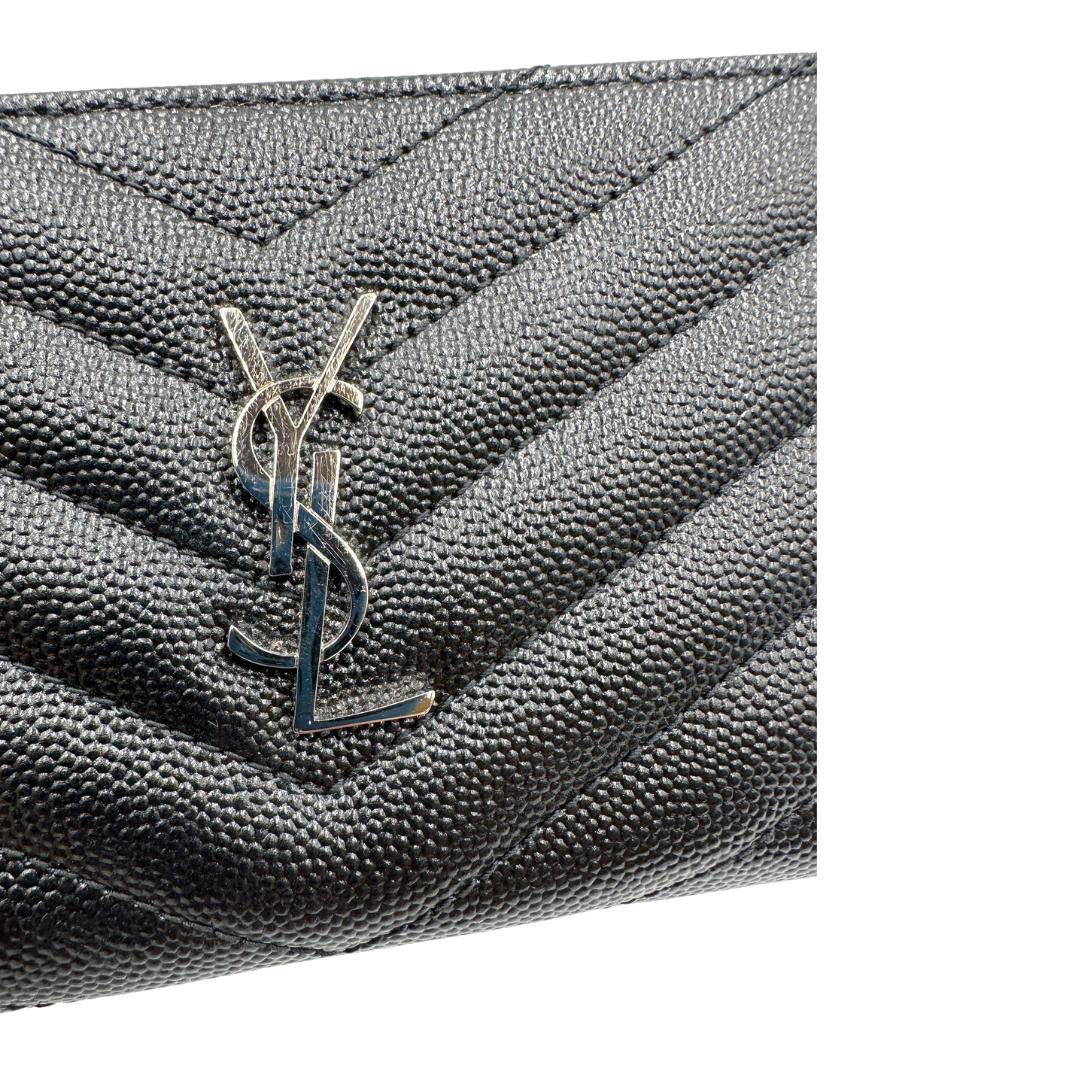 Portafoglio Cassandre matelassé Saint Laurent