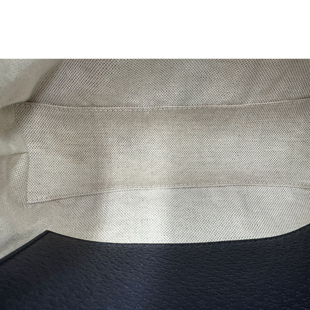 Borsa Gucci Ophidia Web in canvas blu