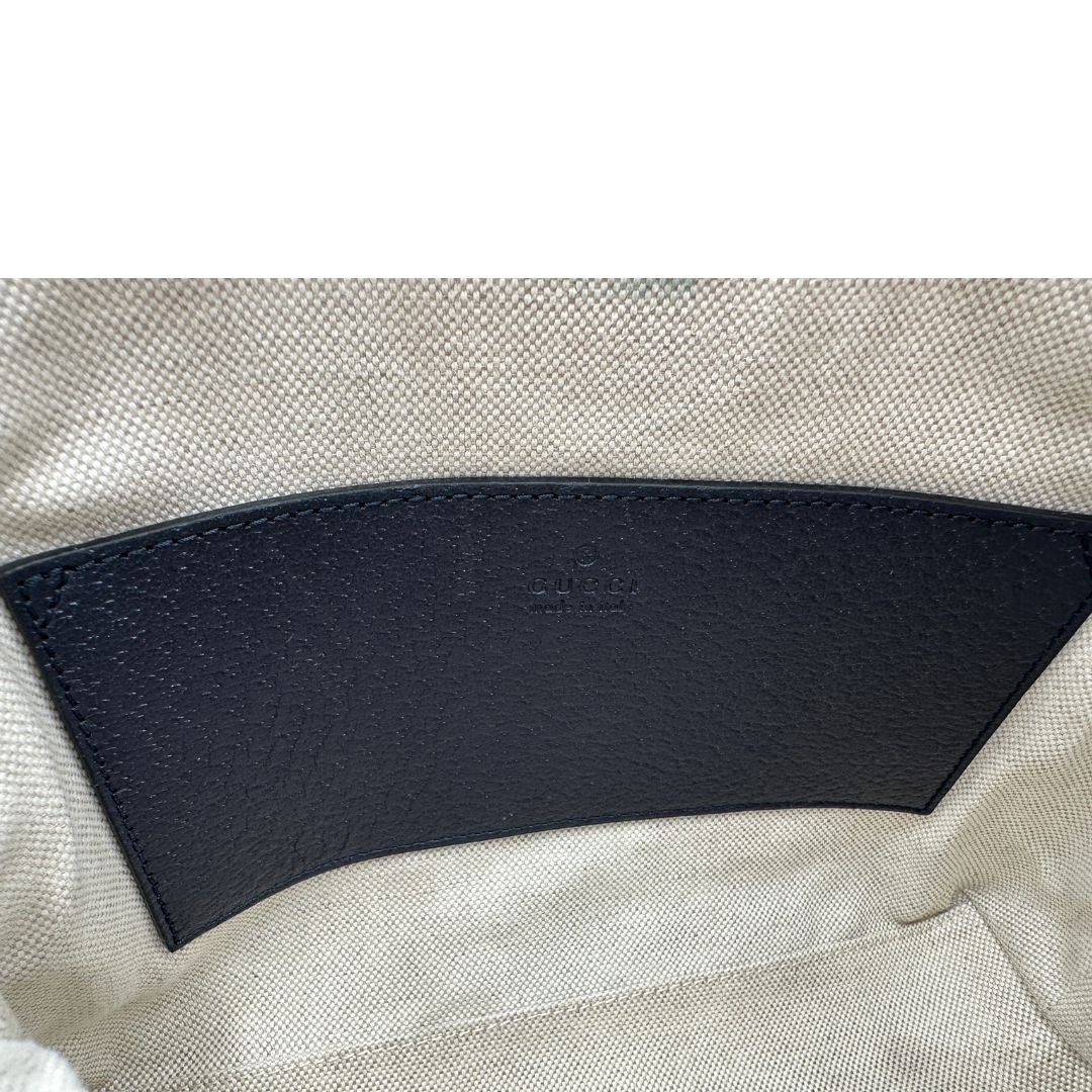 Borsa Gucci Ophidia Web in canvas blu