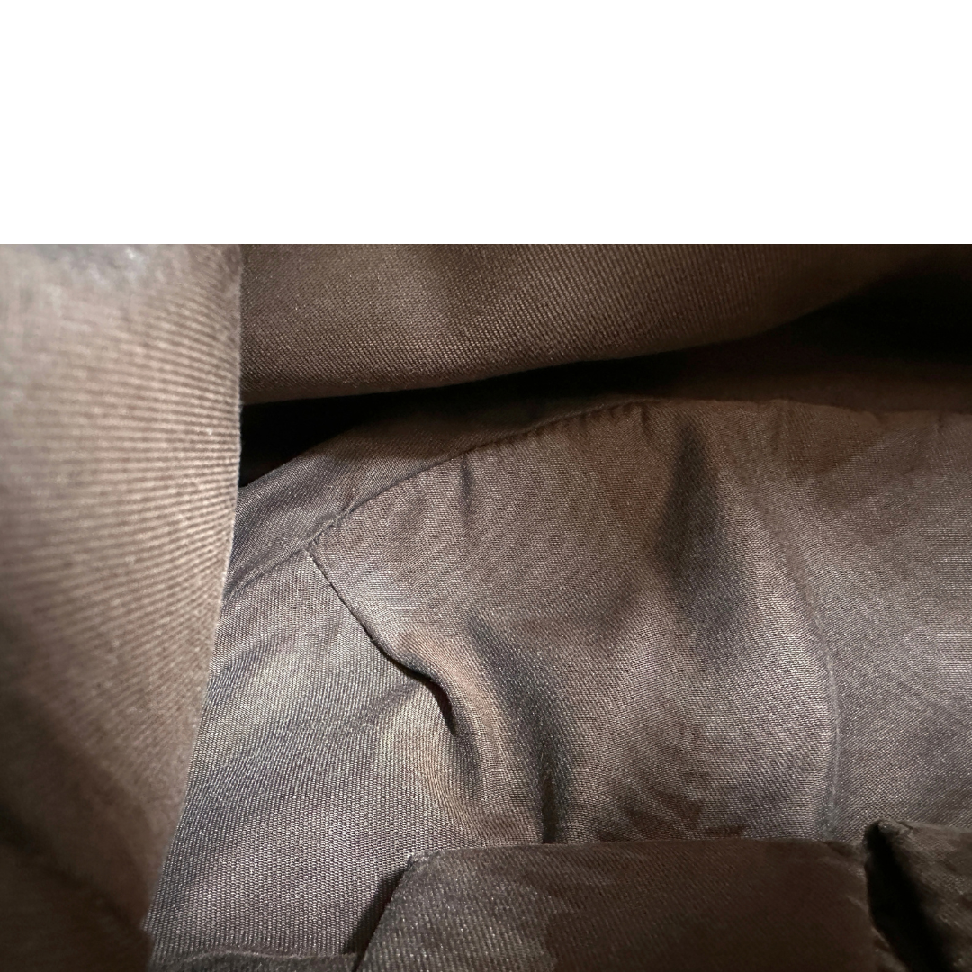 interno Borsa Gucci in tessuto GG e pelle bianco avorio, di lusso, originale, usata 
