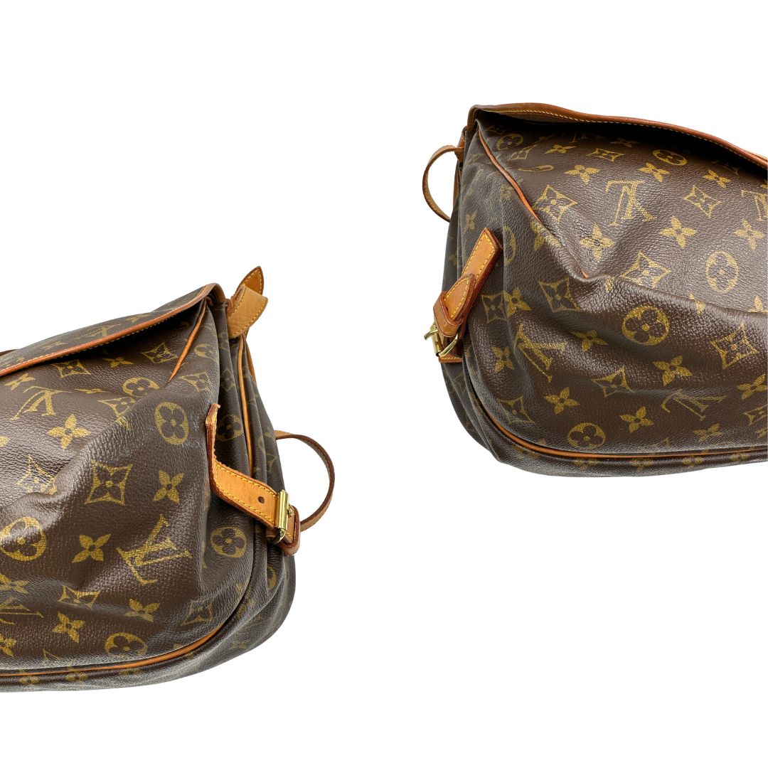 angoli Borsa Saumur LV monogram  