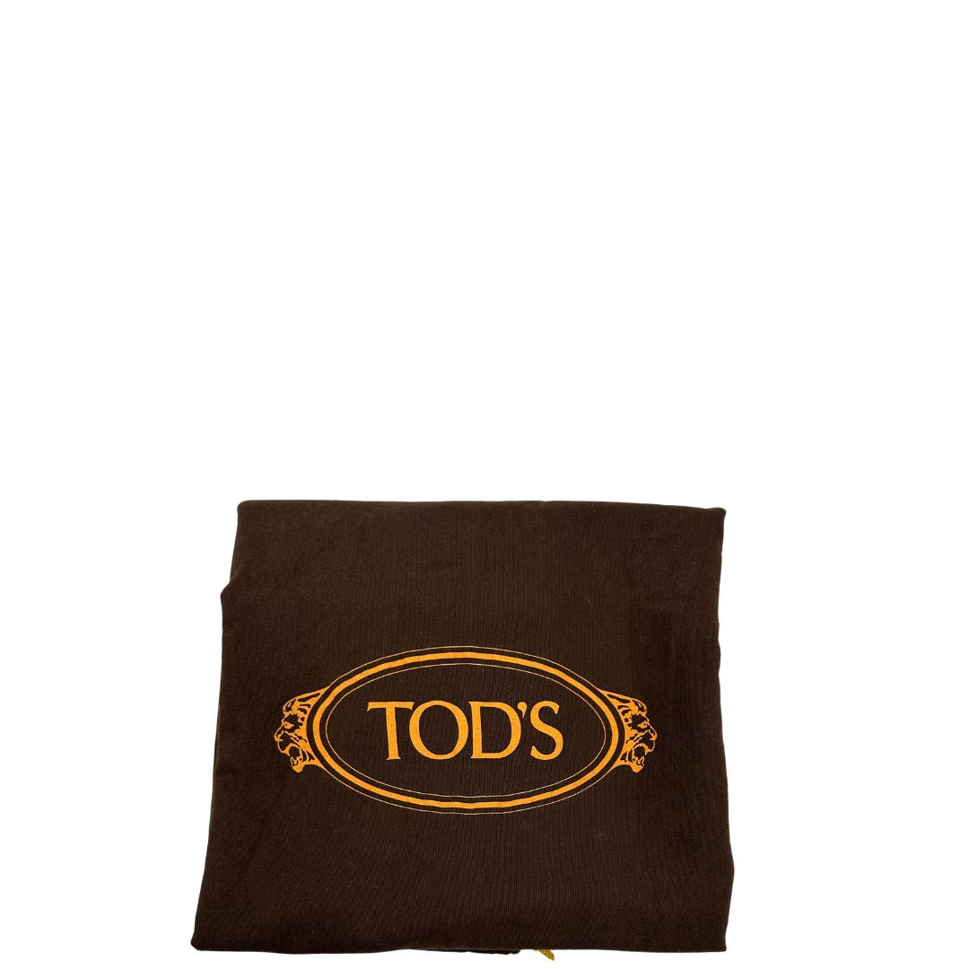dustbag  Borsa Tod's in pelle nera, di lusso, originale, usata, ottime condizioni 
