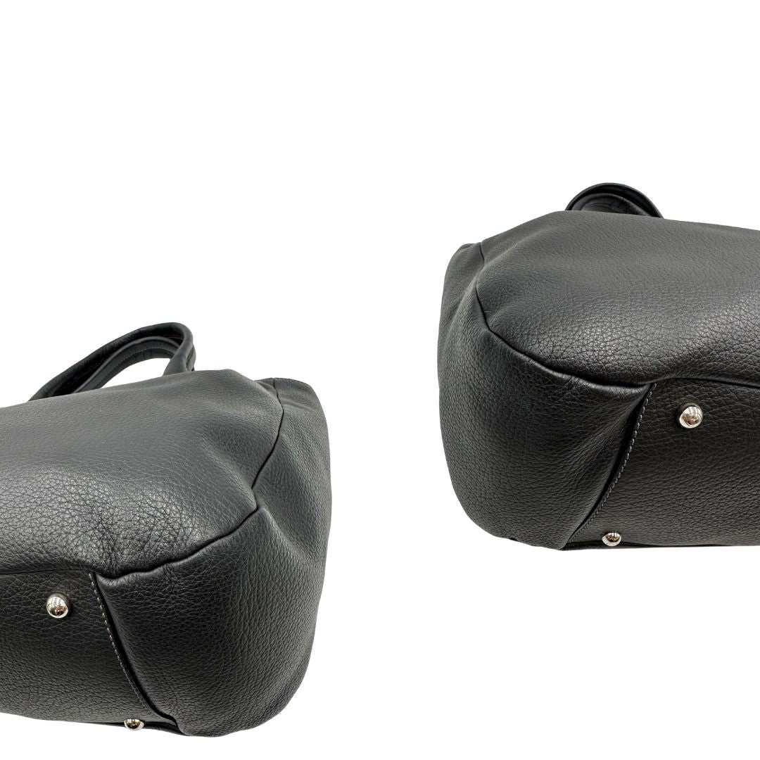 angoli  Borsa Tod's in pelle nera, di lusso, originale, usata, ottime condizioni