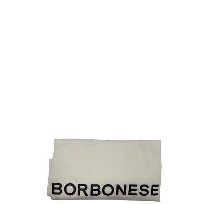 Borsa Borbonese in pelle color bianco panna