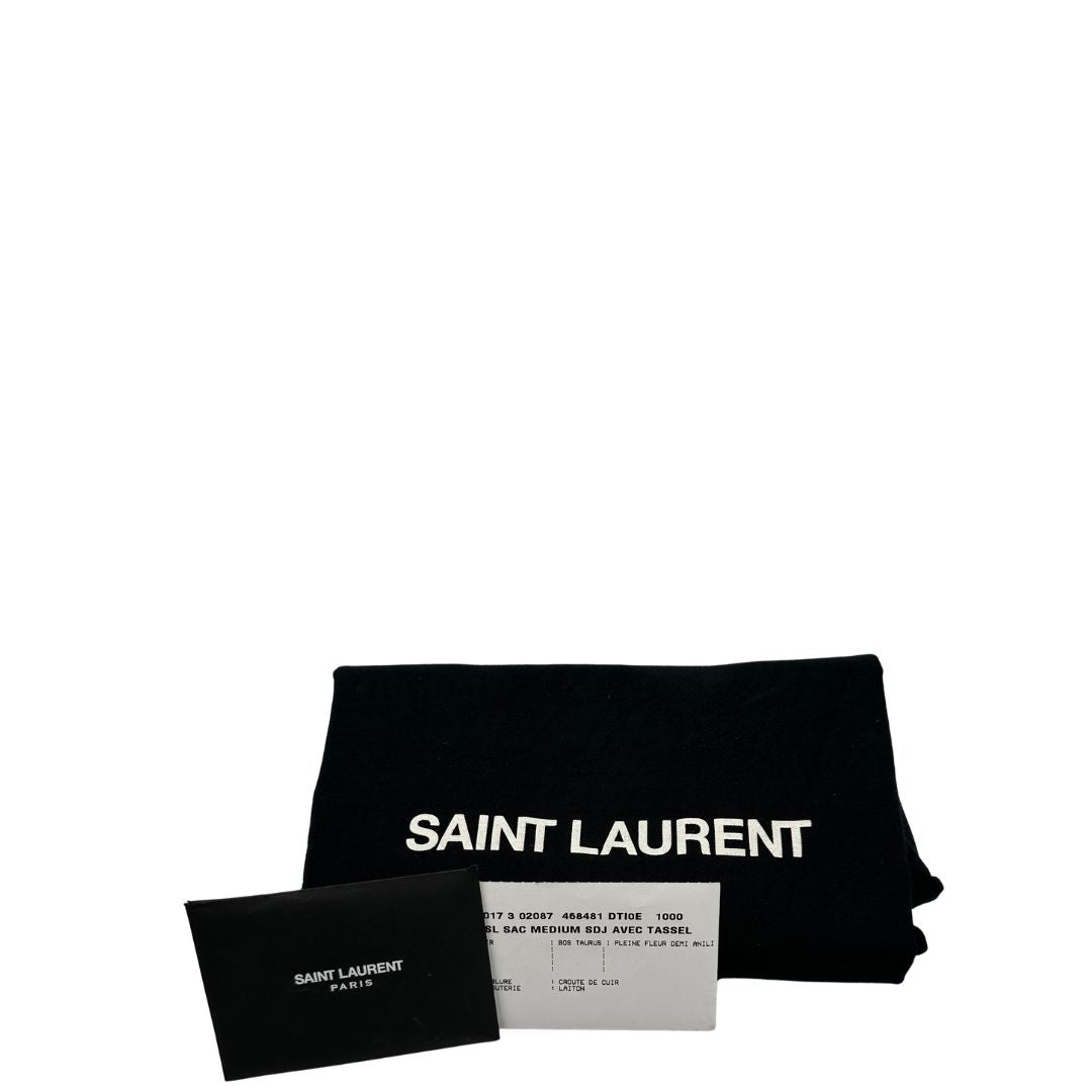 dustbag Borsa Saint Laurent Sac De Jour in pelle nera 
