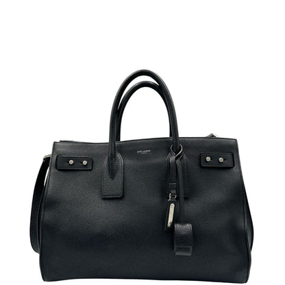 front Borsa Saint Laurent Sac De Jour in pelle nera 