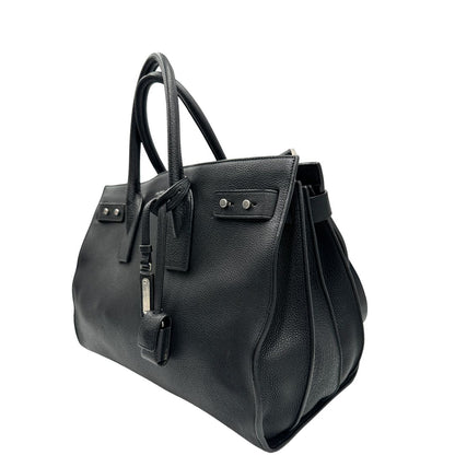 lato Borsa Saint Laurent Sac De Jour in pelle nera 