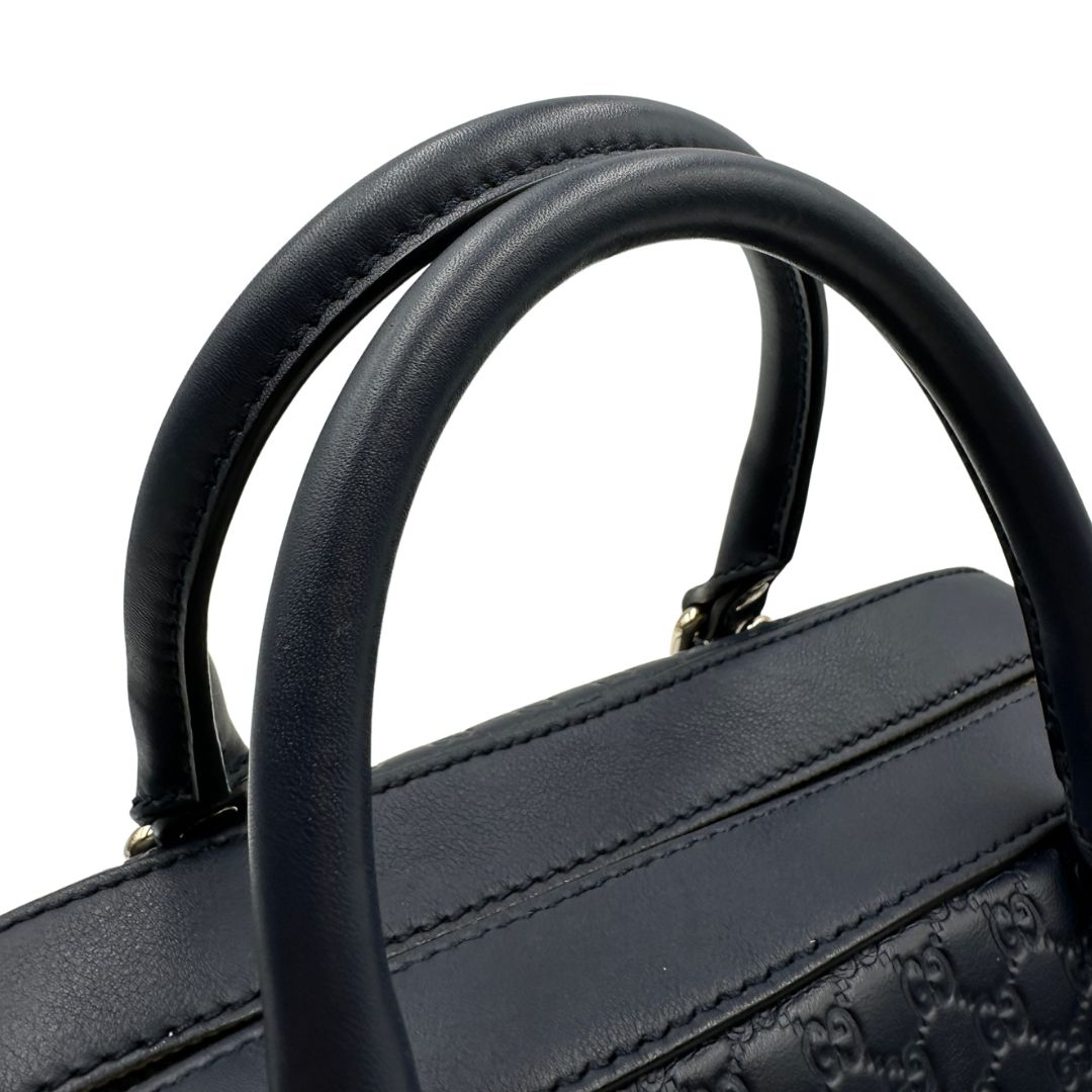 Bauletto Gucci microguccissima blu