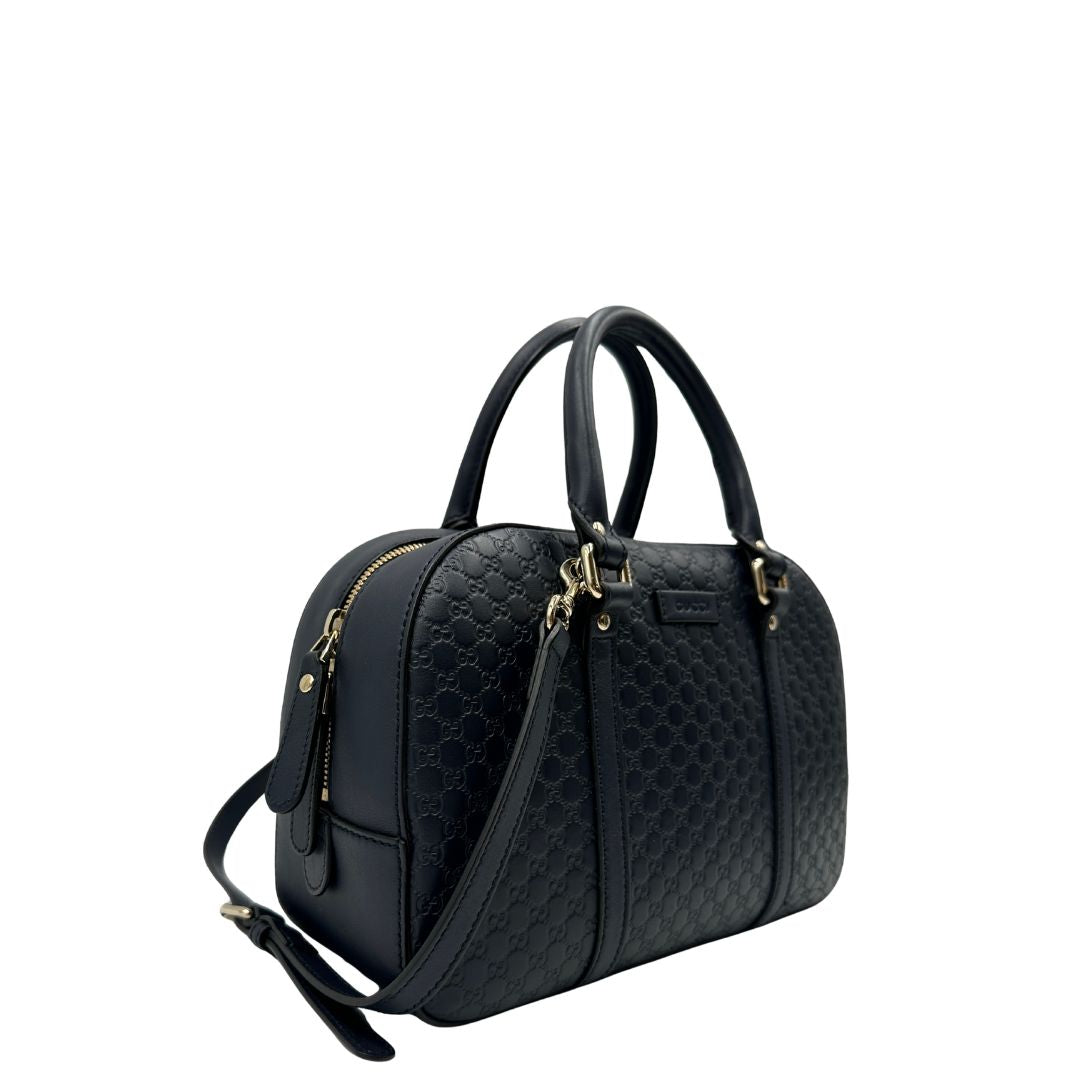 Bauletto Gucci microguccissima blu