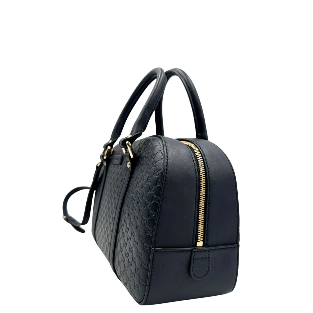 Bauletto Gucci microguccissima blu