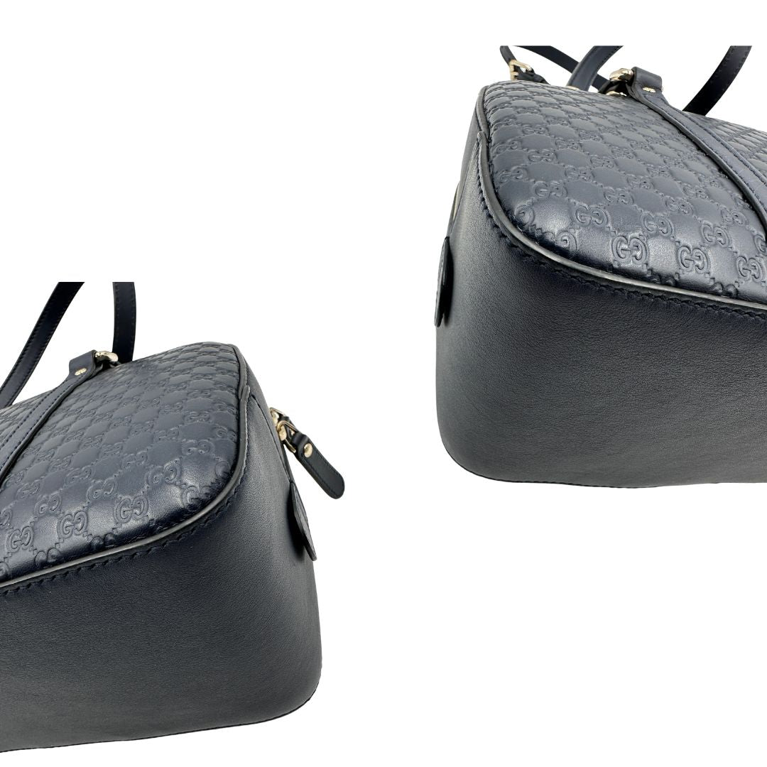 Bauletto Gucci microguccissima blu