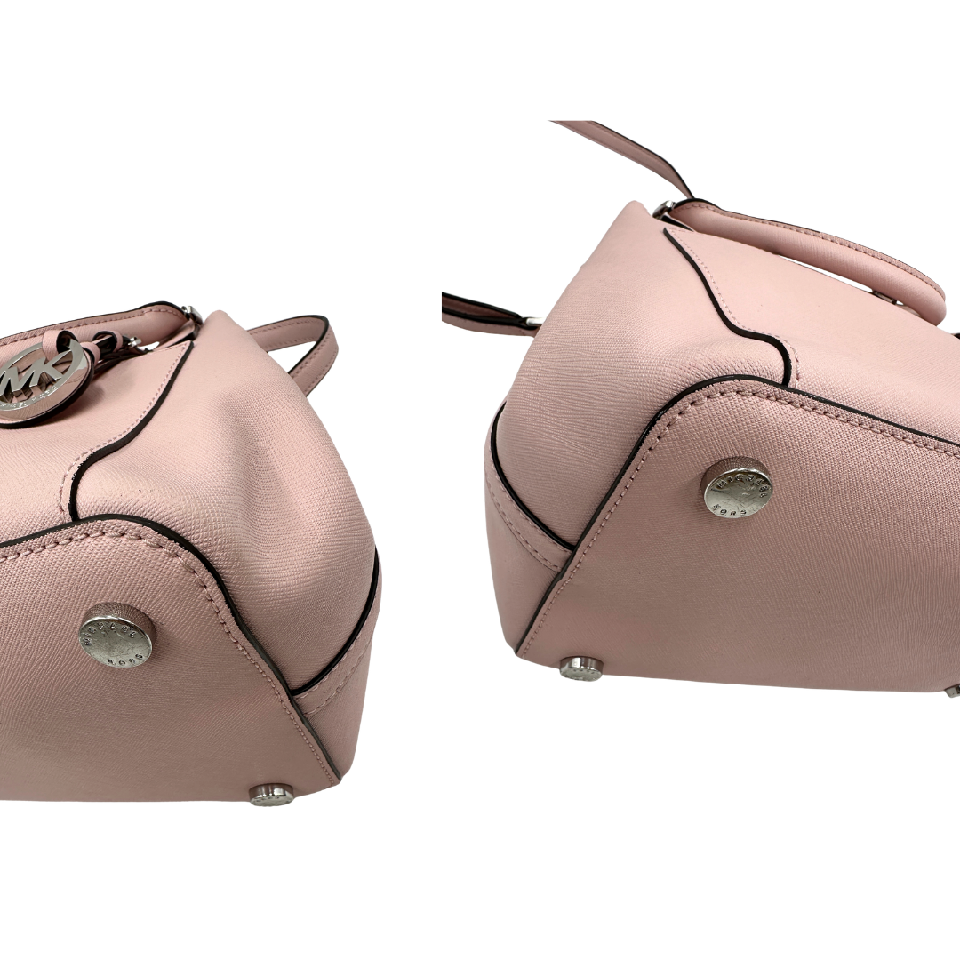 Borsa Greenwich Large Grab Michael Kors in pelle saffiano rosa