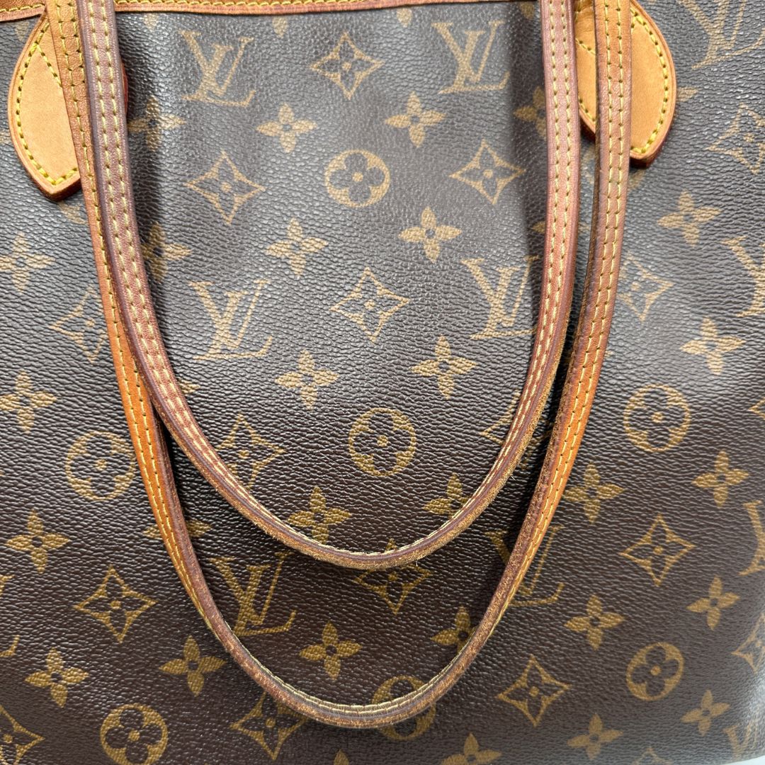 Neverfull MM Louis Vuitton in canvas marrone