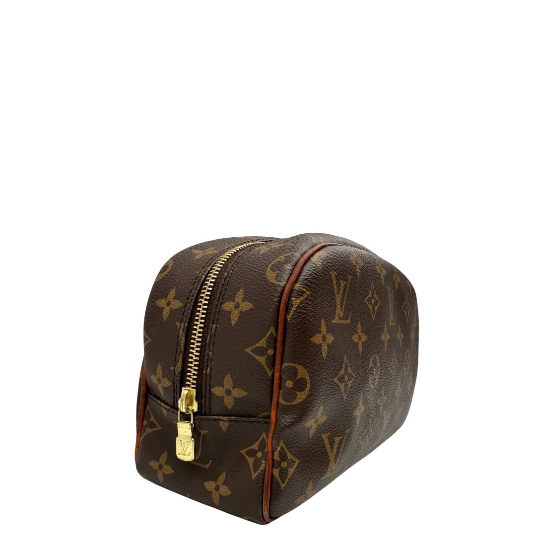 lato Beauty Louis Vuitton in tela monogram con finiture in vacchetta naturale