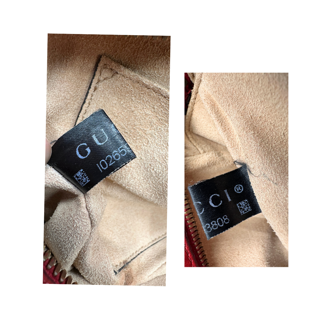 Camera Bag Gucci Marmont misura piccola in pelle rosso