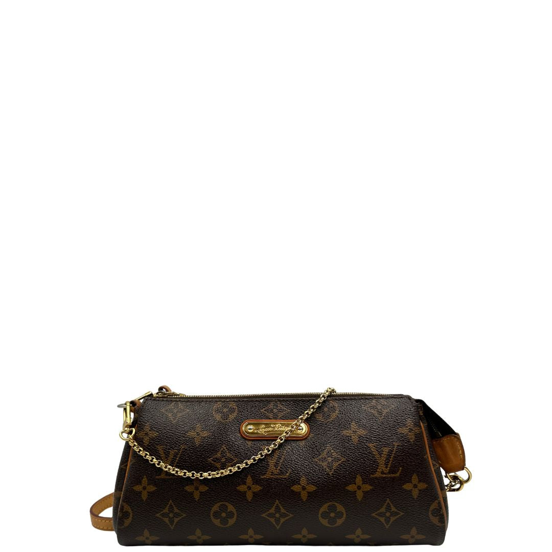 front Louis Vuitton Eva in tela monogram 
