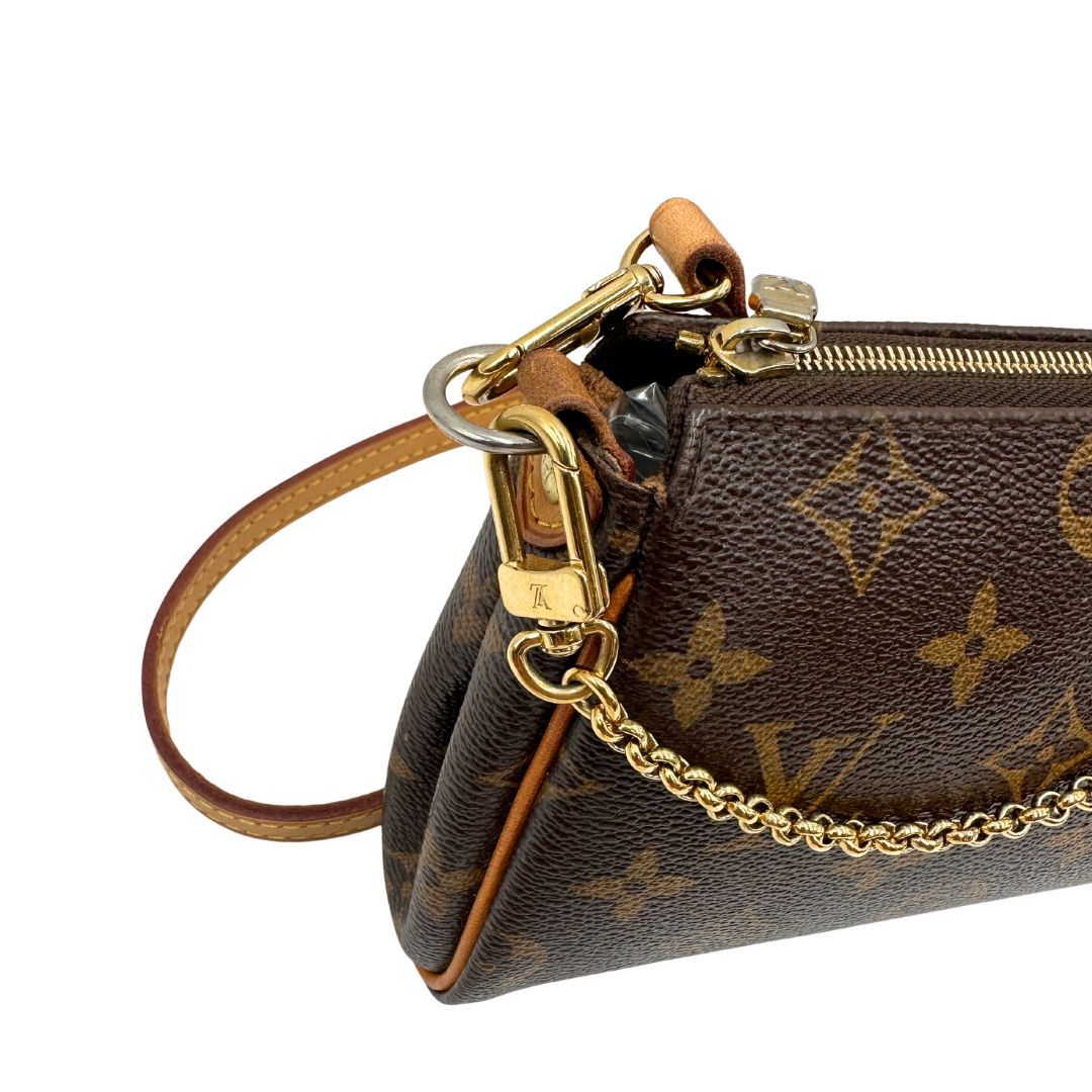 lato Louis Vuitton Eva in tela monogram