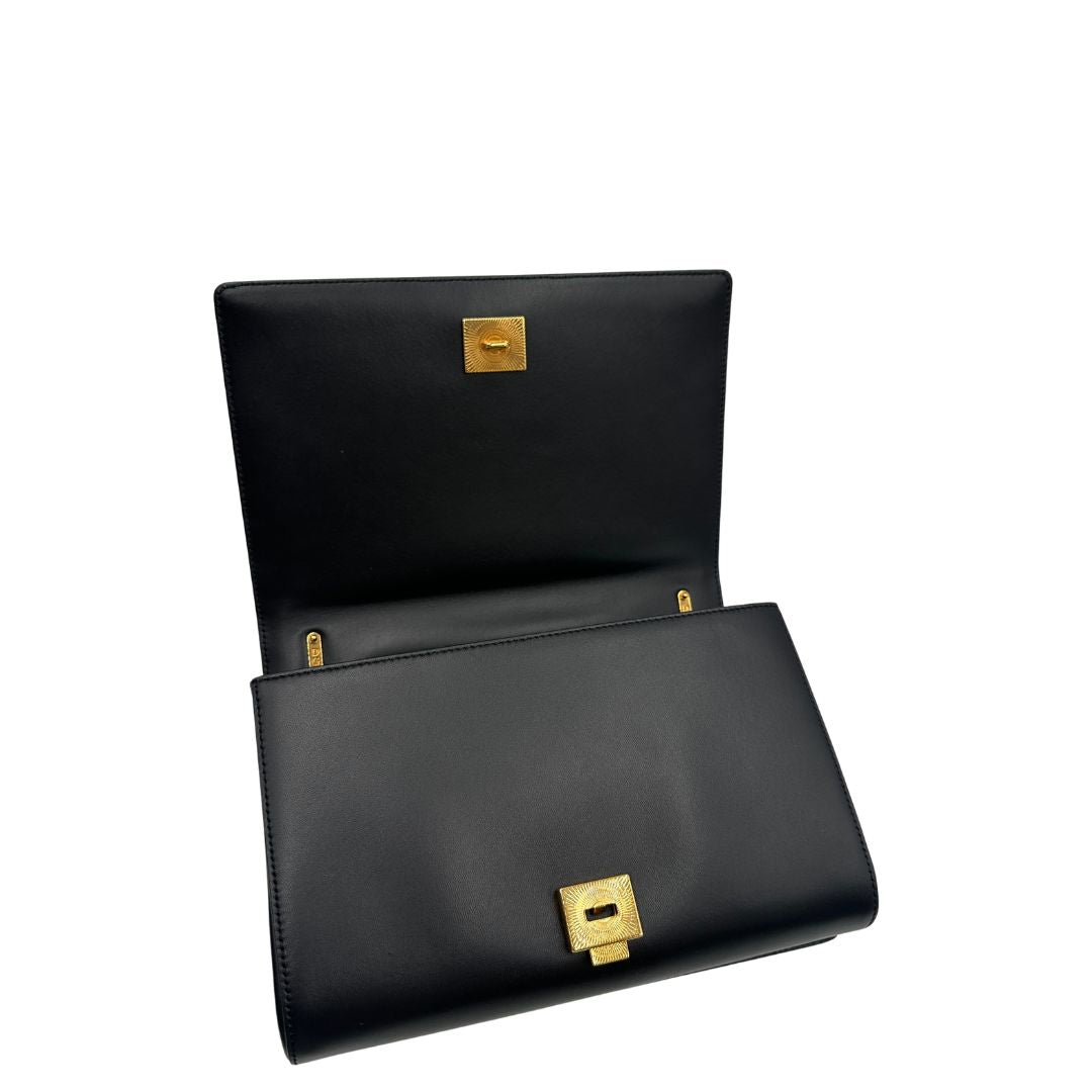 Tracolla Devotion D&G in pelle nero