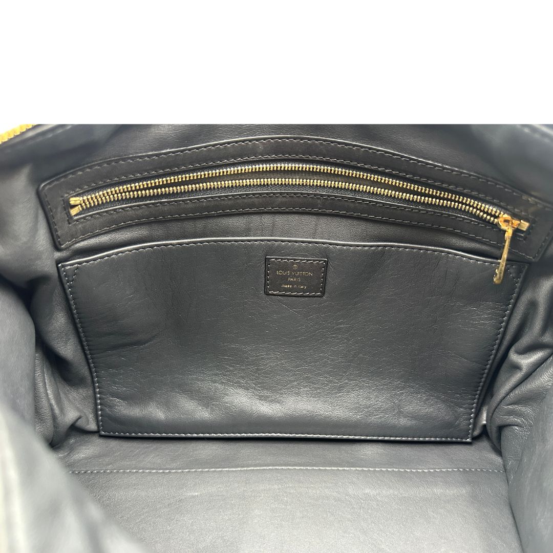 Bauletto Sofia Coppola Louis Vuitton in camoscio nero