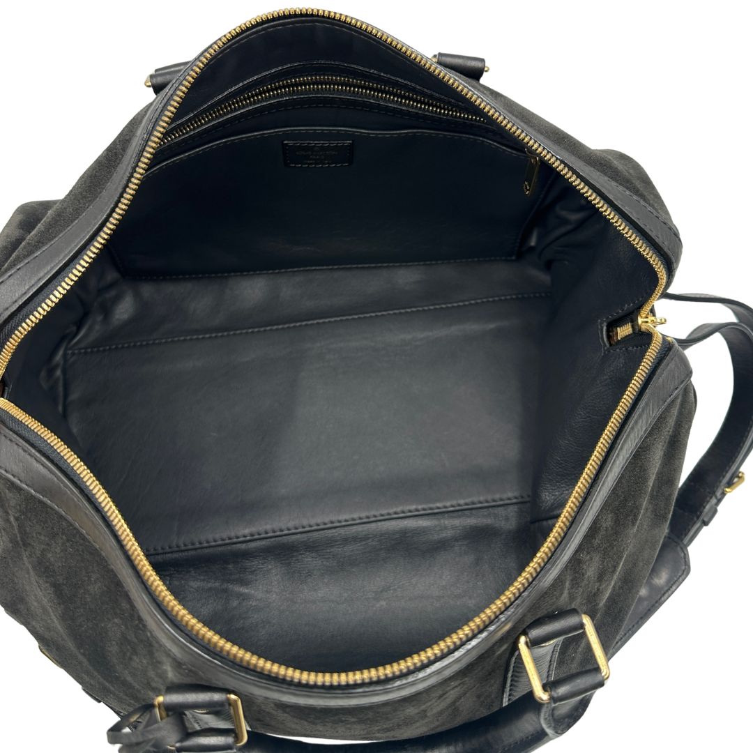 Bauletto Sofia Coppola Louis Vuitton in camoscio nero