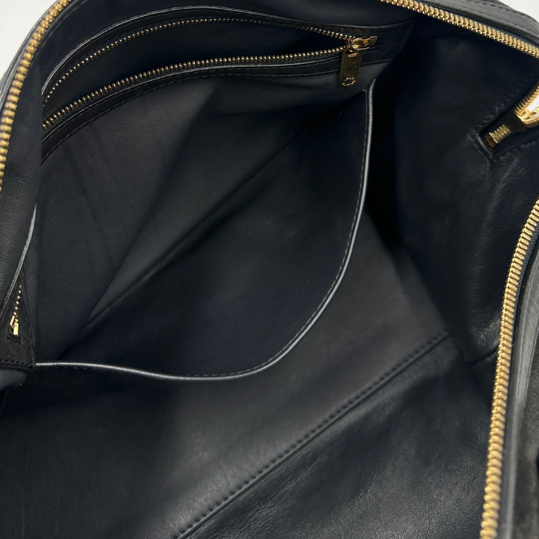 Bauletto Sofia Coppola Louis Vuitton in camoscio nero