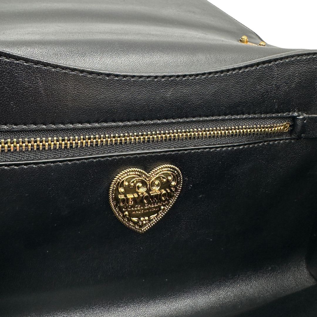 Borsa Devotion Dolce & Gabbana in pelle nero