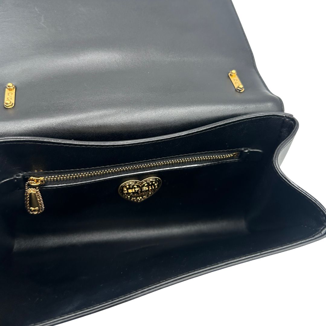 Borsa Devotion Dolce & Gabbana in pelle nero