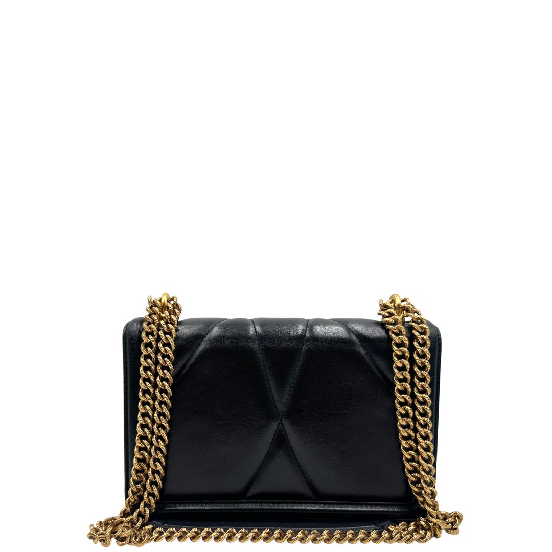 Borsa Devotion Dolce & Gabbana in pelle nero
