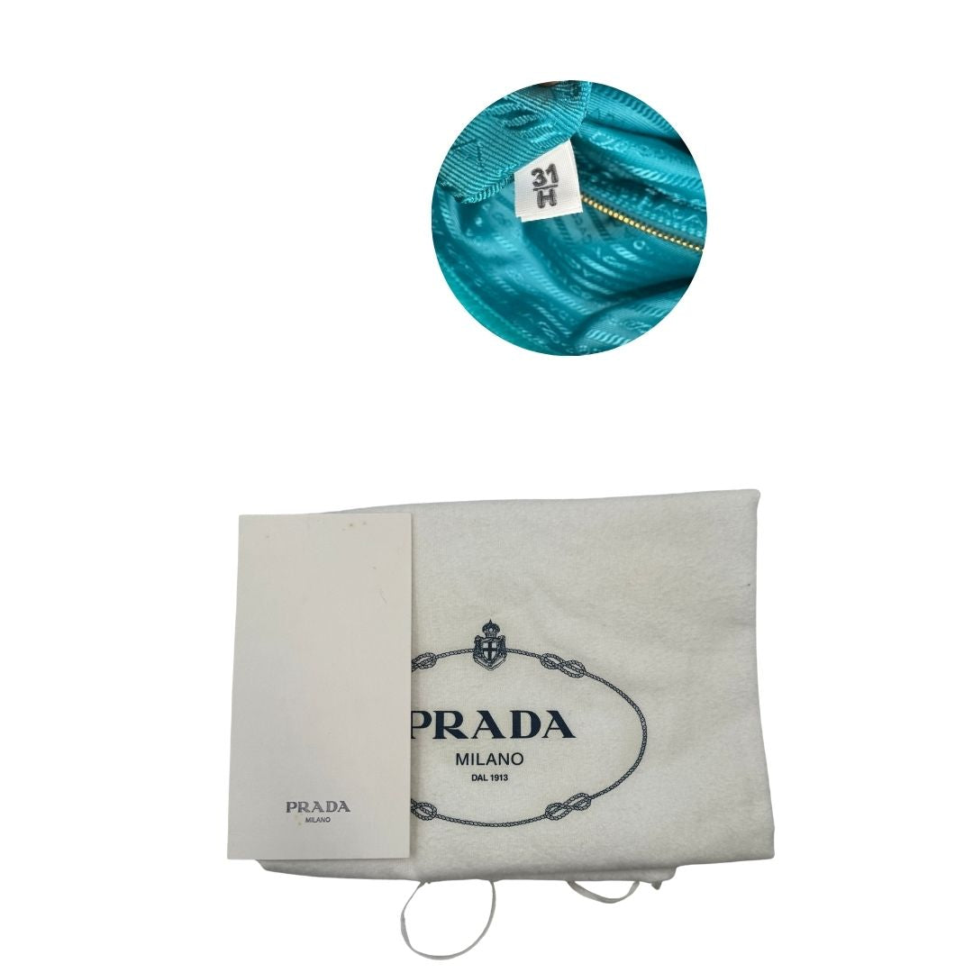 Tote Prada turchese