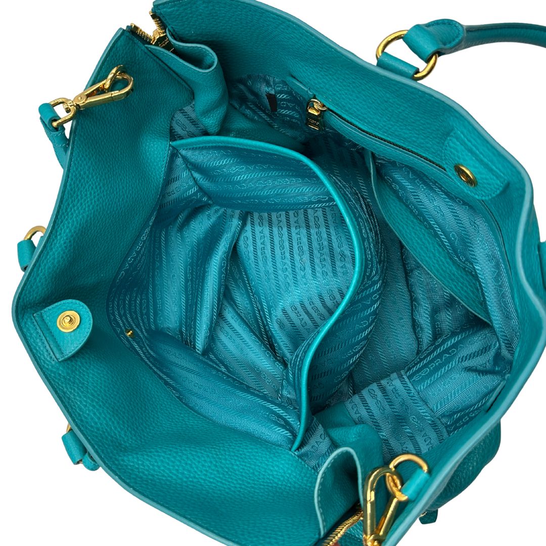 Tote Prada turchese