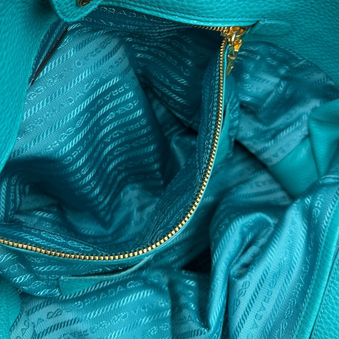Tote Prada turchese