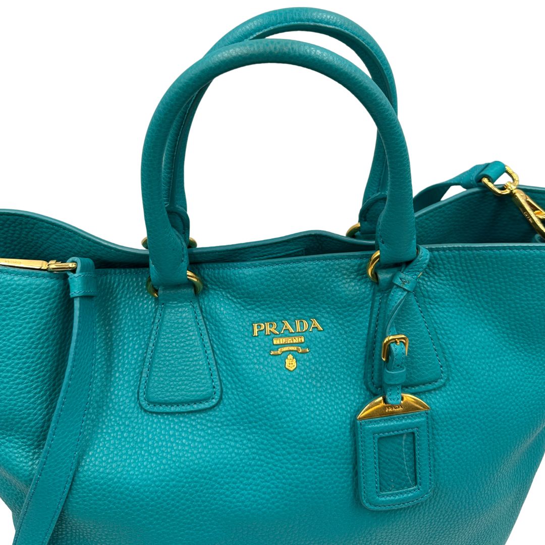 Tote Prada turchese
