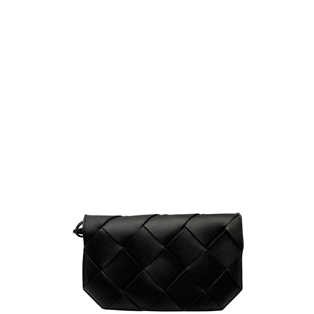 Pouch Diago Bottega Veneta in pelle nero