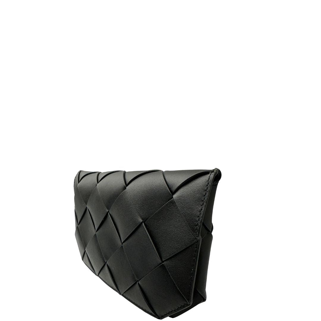 Pouch Diago Bottega Veneta in pelle nero