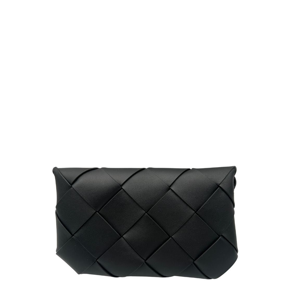 Pouch Diago Bottega Veneta in pelle nero