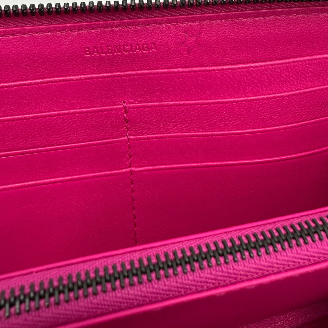 Portafoglio City Balenciaga in pelle rosa