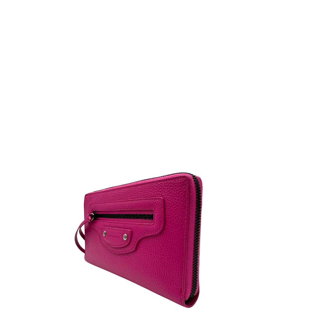 Portafoglio City Balenciaga in pelle rosa