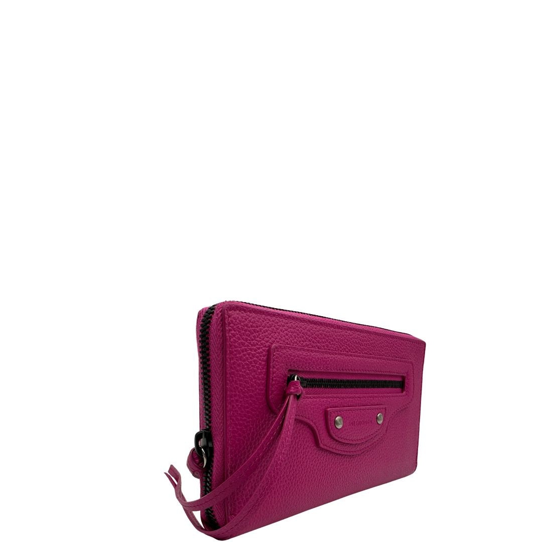 Portafoglio City Balenciaga in pelle rosa
