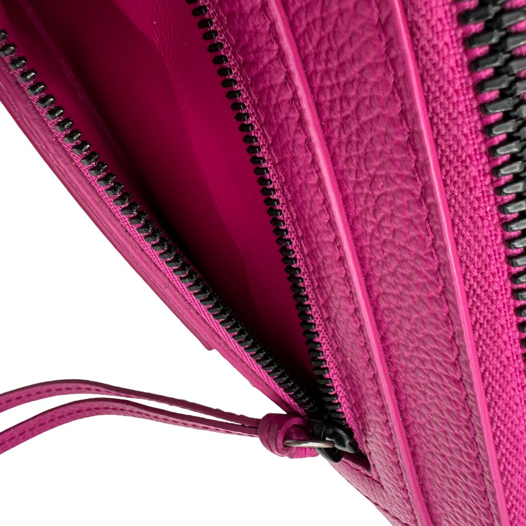 Portafoglio City Balenciaga in pelle rosa