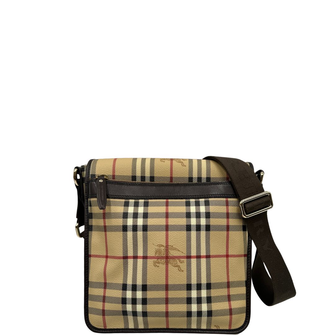 Tracolla Burberry tartan in canvas beige