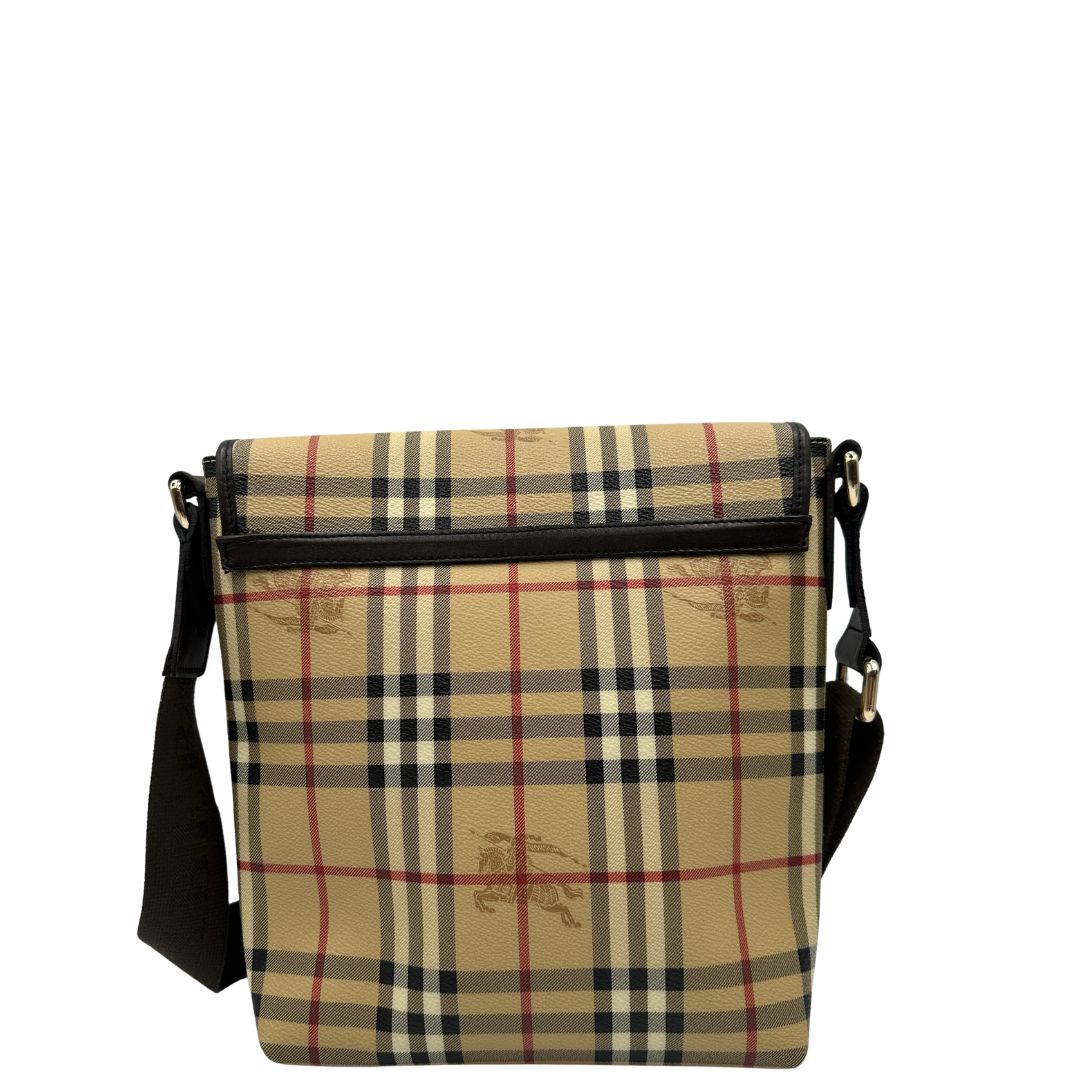Tracolla Burberry tartan in canvas beige