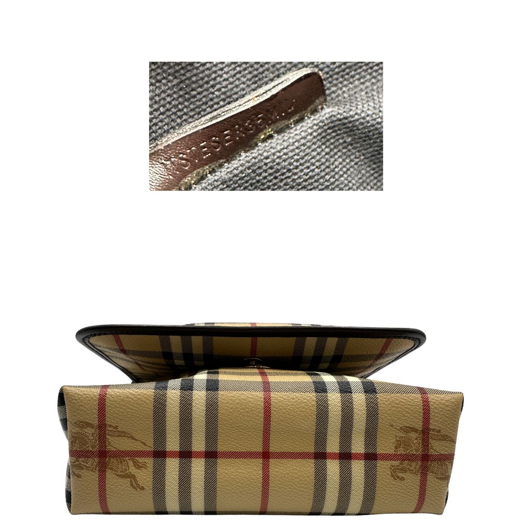 Tracolla Burberry tartan in canvas beige