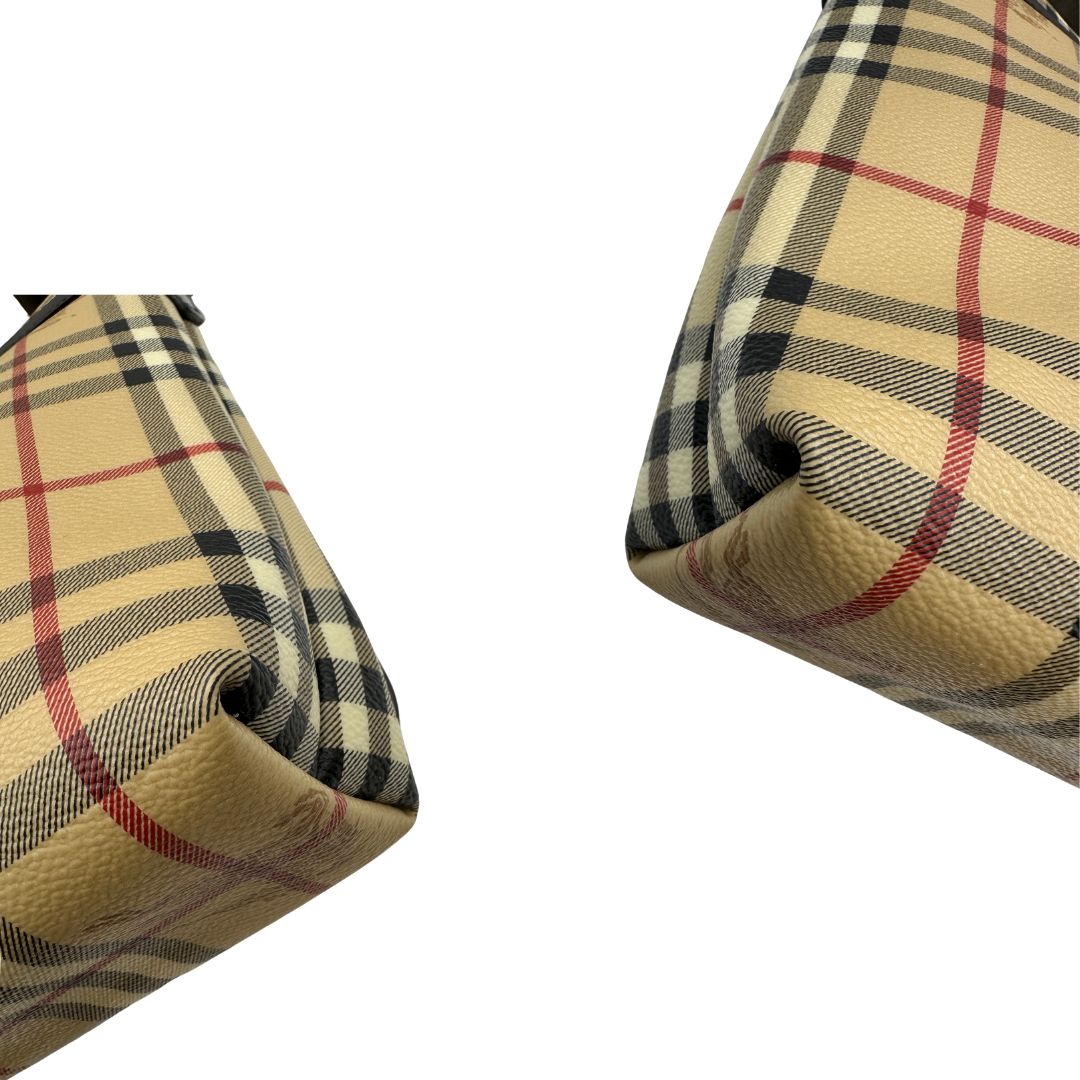 Tracolla Burberry tartan in canvas beige