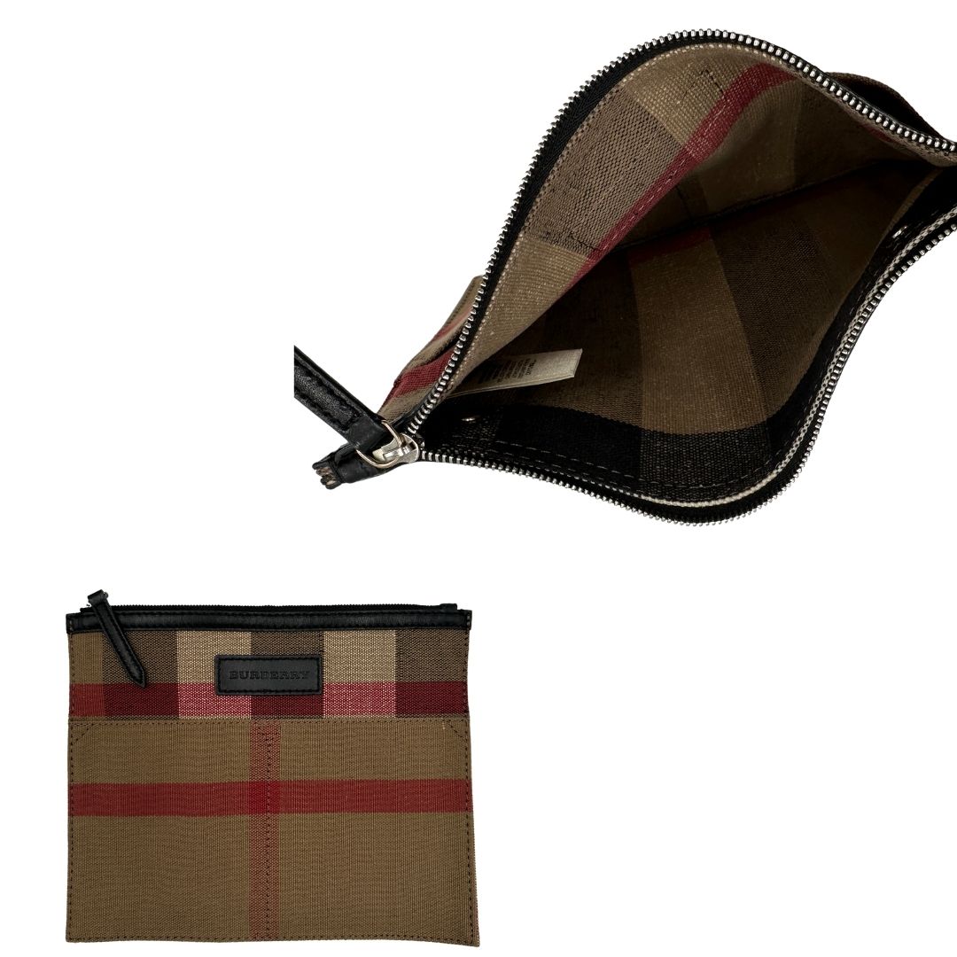 Borsa Burberry Tottenham Tote in tessuto beige