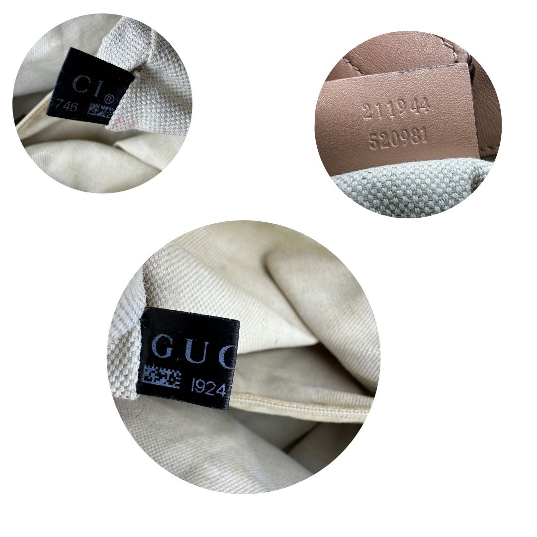 Borsa Sukey Gucci GG in tessuto rosa